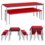 Gala Infant Dining Table and Bench Set