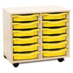 Double Column Shallow Tray Storage Units