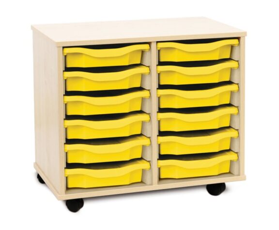 Double Column Shallow Tray Storage Units