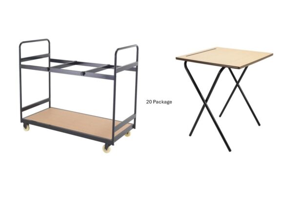 Titan Premium Exam Desk and Trolley Bundles