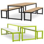 School Dining Table and Bench Set